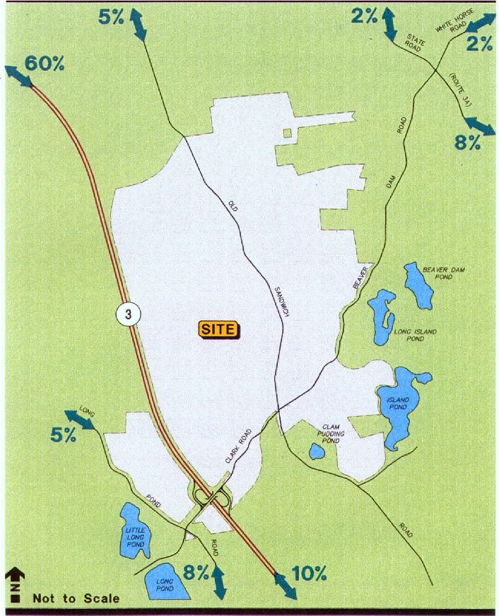 Original Pinehills traffic distribution